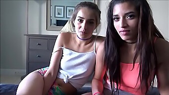 Latina Teenage Roommates Seduce Their Landlord For Rent Money - Sofie Reyez And Gia Valentina